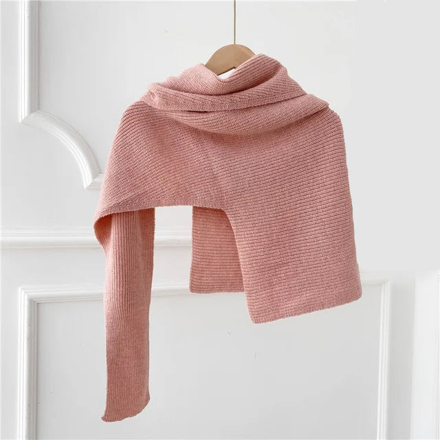 Amelie Fleur Cozy Knit Scarf