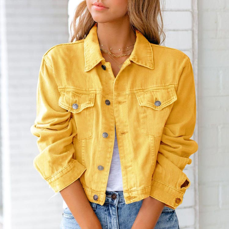 Amelie Fleur Petals Denim Jacket