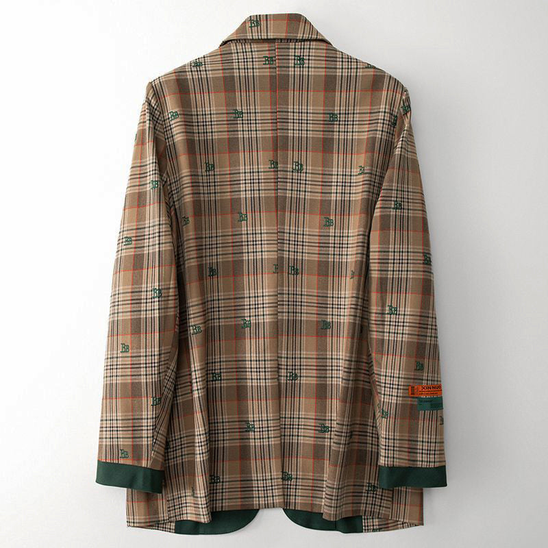 Amelie Fleur Posh Plaid Blazer