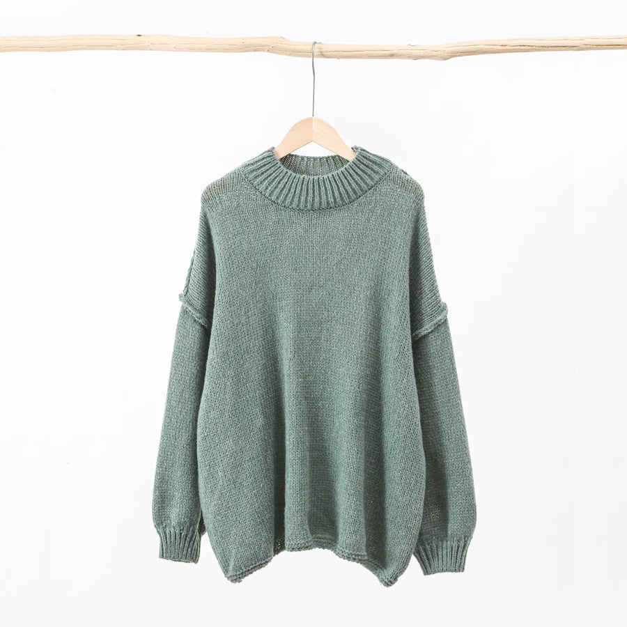 Amelie Fleur Refined Knit Sweater