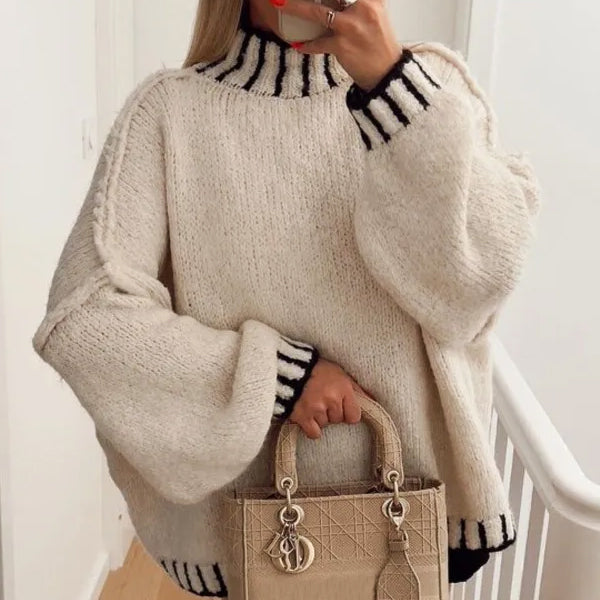 Amelie Fleur Refined Knit Sweater