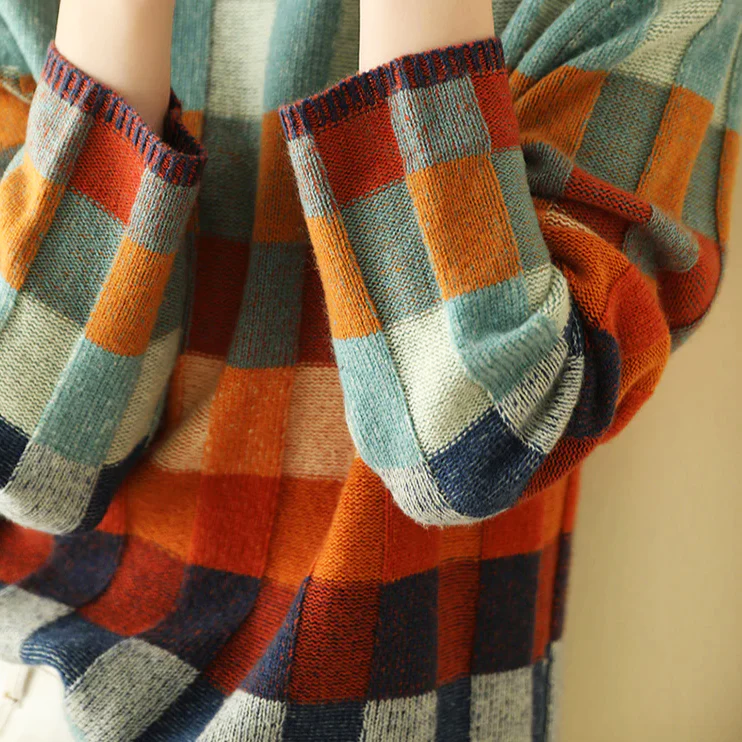 Amelie Vintage Patchwork Sweater