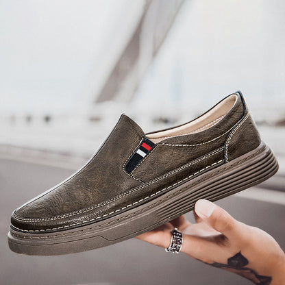 Beaux Slip On Leather Sneakers