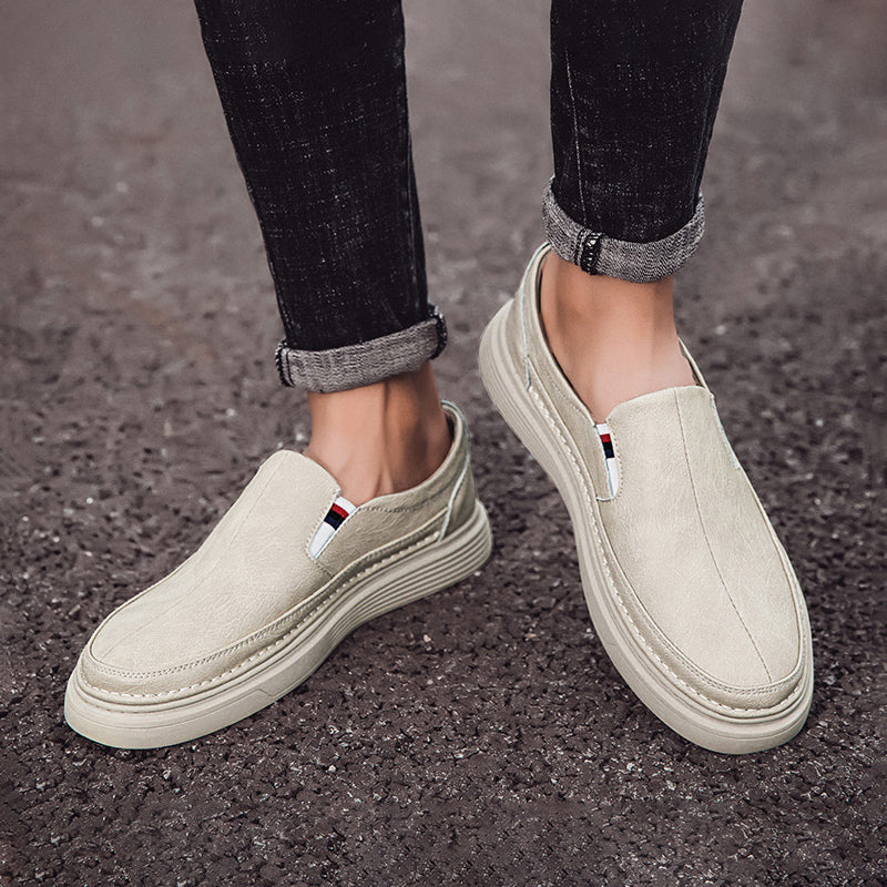 Beaux Slip On Leather Sneakers