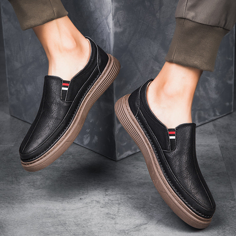 Beaux Slip On Leather Sneakers