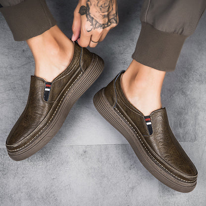 Beaux Slip On Leather Sneakers