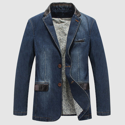 Ben Smith Patchwork Denim Blazer