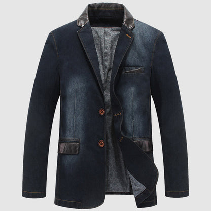 Ben Smith Patchwork Denim Blazer