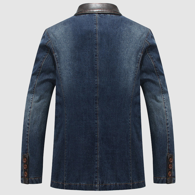 Ben Smith Patchwork Denim Blazer