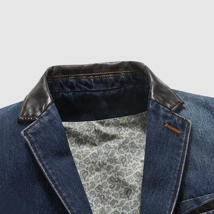 Ben Smith Patchwork Denim Blazer