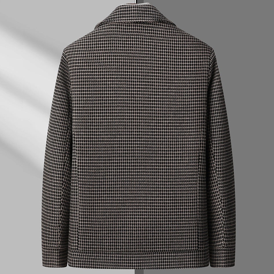 Ben Smith Herringbone Elegant Coat