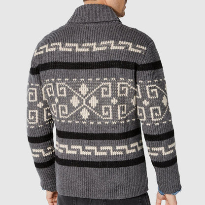 Ben Smith Jacquard Cardigan