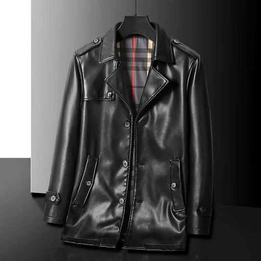 Ben Smith Mid Length Leather Jacket