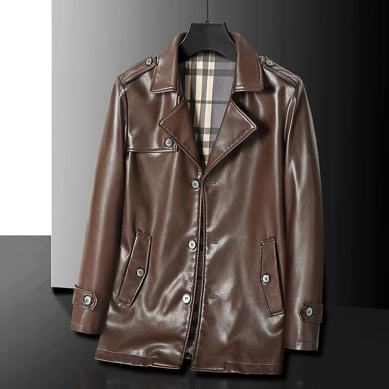 Ben Smith Mid Length Leather Jacket