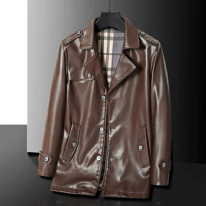 Ben Smith Mid Length Leather Jacket