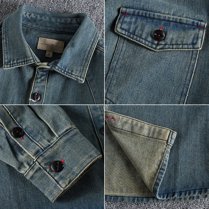 Ben Smith Retro Washed Denim Shirt