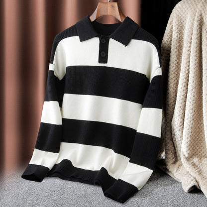 Ben Smith Striped Polo Sweater