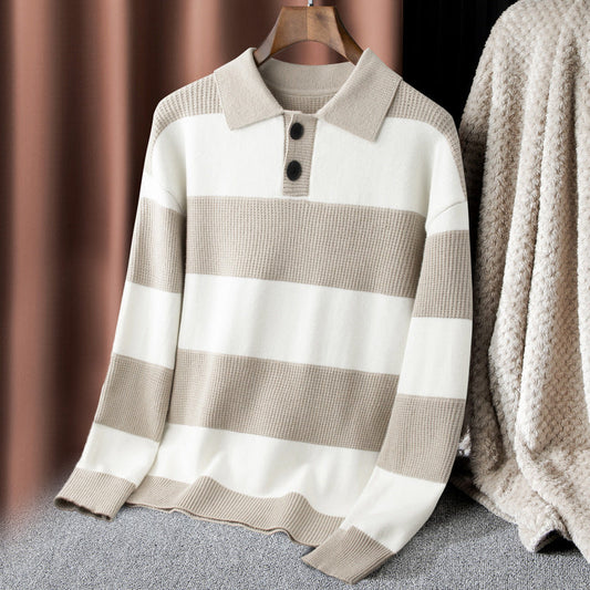 Ben Smith Striped Polo Sweater