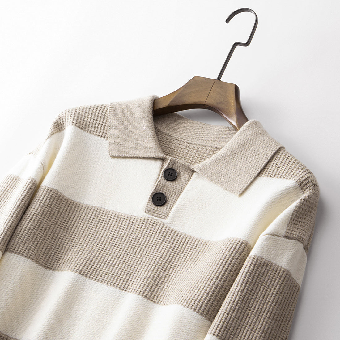 Ben Smith Striped Polo Sweater