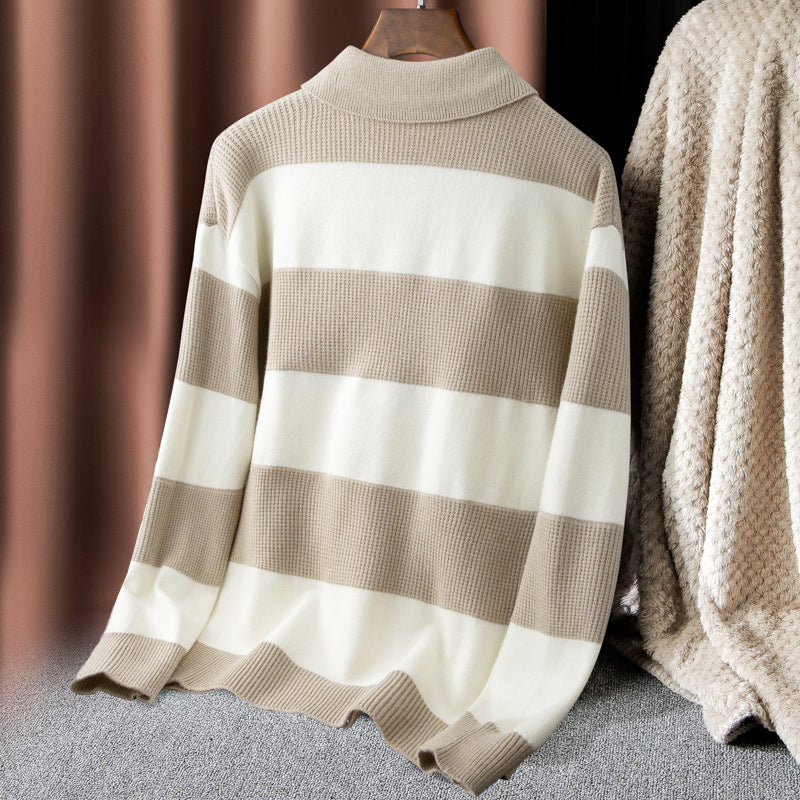 Ben Smith Striped Polo Sweater