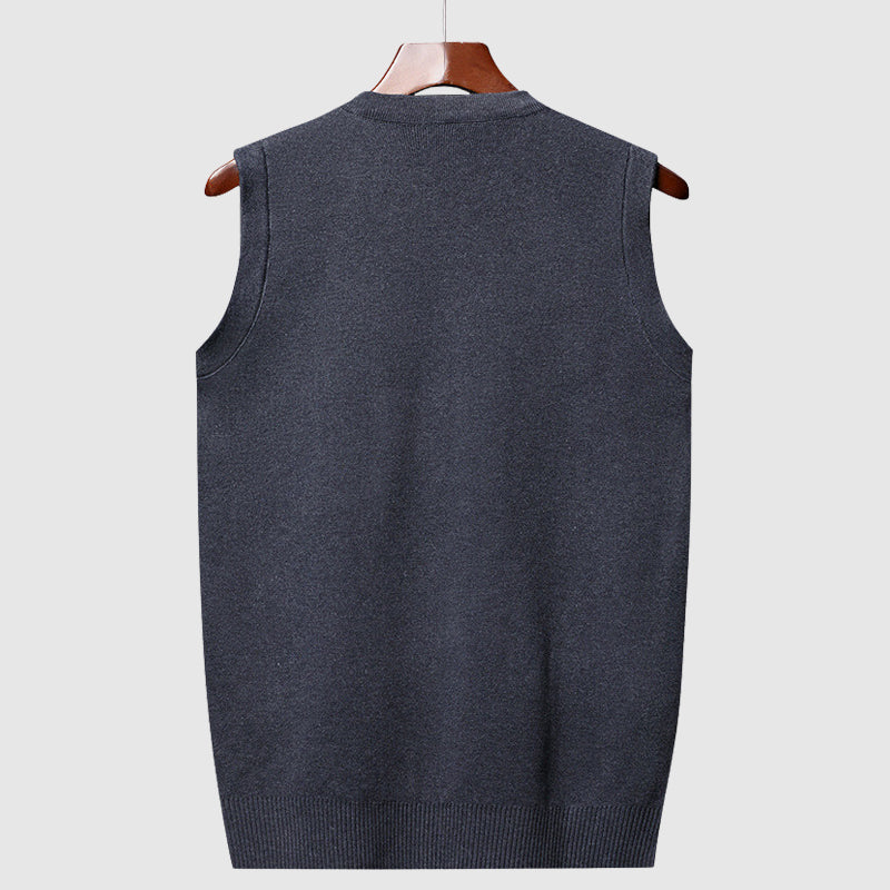 Wool vest back 