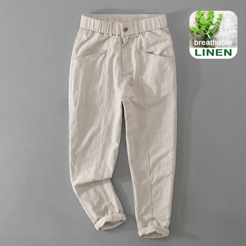 Breezy Linen Summer Trousers