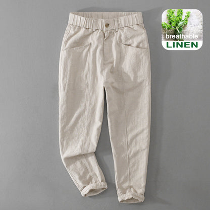 Linen summer trousers for men 