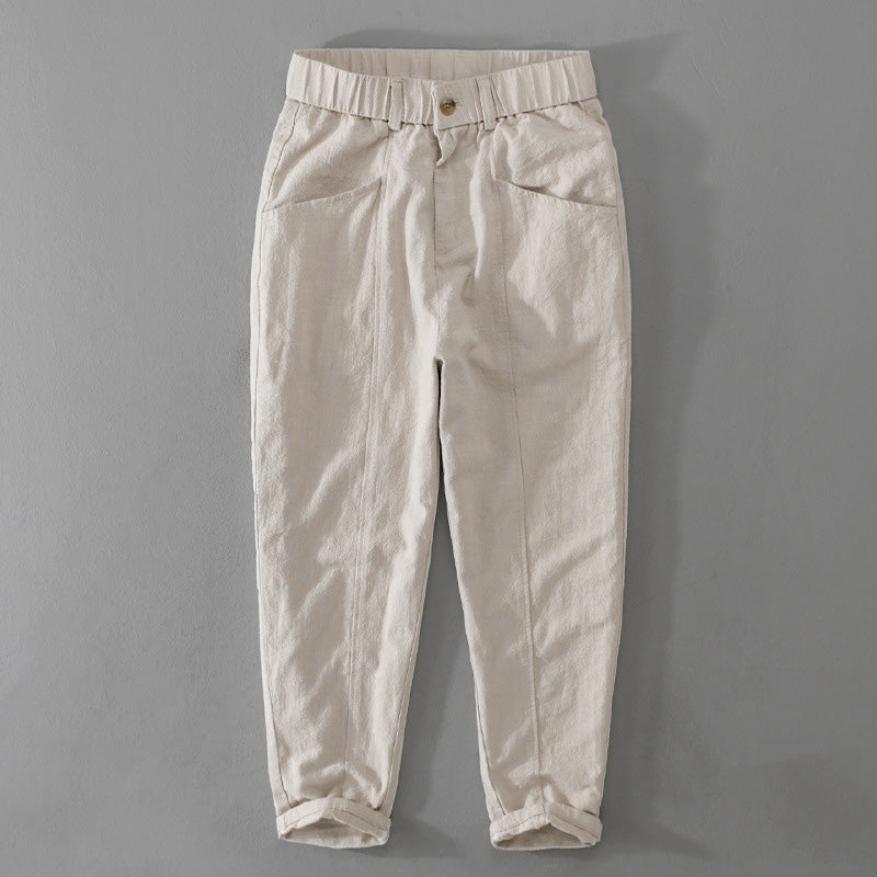 Breezy linen summer trousers 