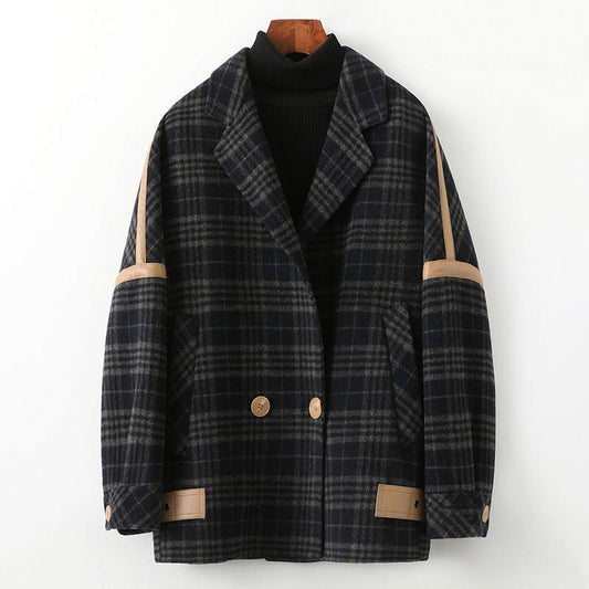 Calerno Plaid Mid-Lenght Coat