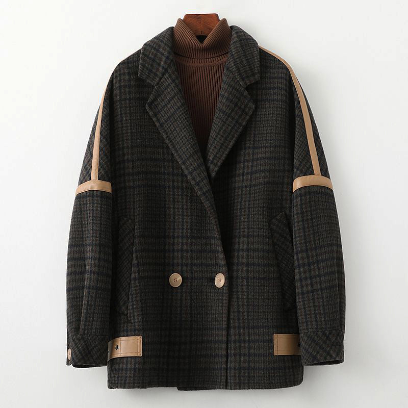 Calerno Plaid Mid-Lenght Coat