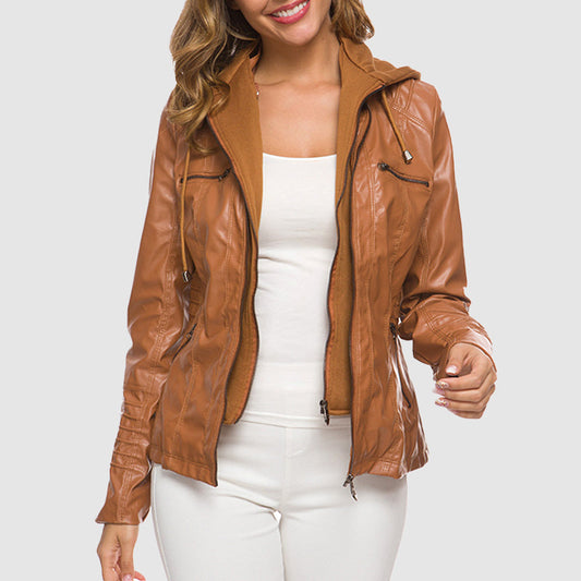 Chloe Marie Spring Leather Jacket