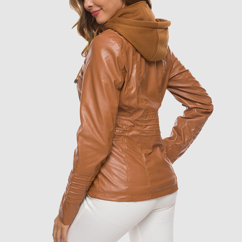 Chloe Marie Spring Leather Jacket