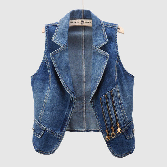 Chloe Marie Urban Denim Vest