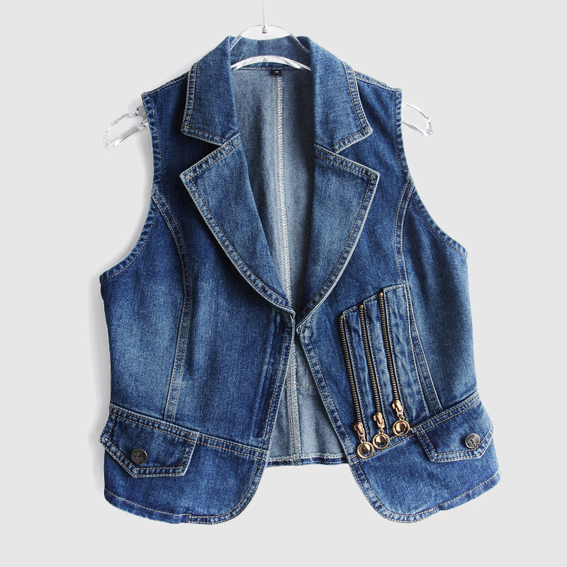 Chloe Marie Urban Denim Vest