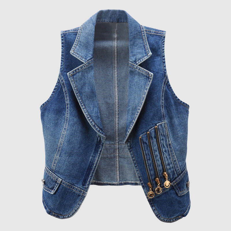 Chloe Marie Urban Denim Vest