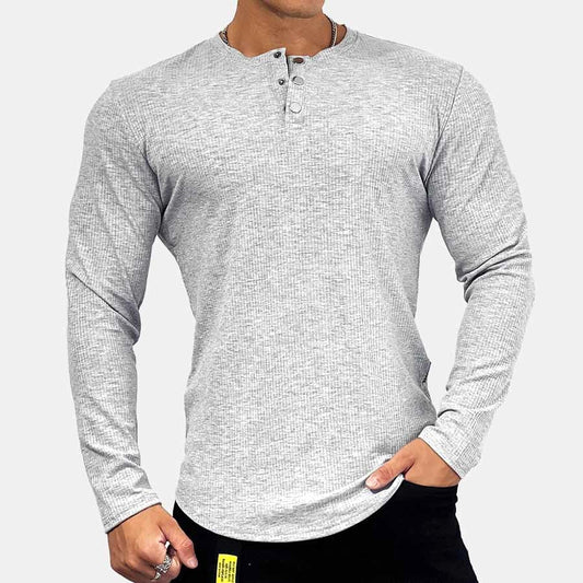 Chris Athletic-Fit Henley Shirt