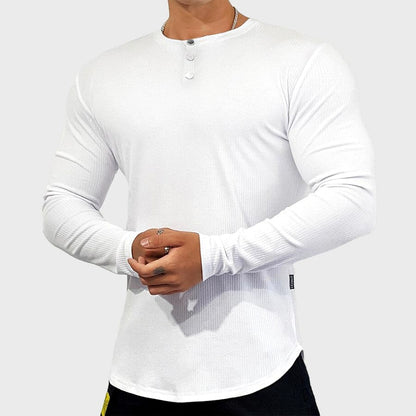 Chris Athletic-Fit Henley Shirt