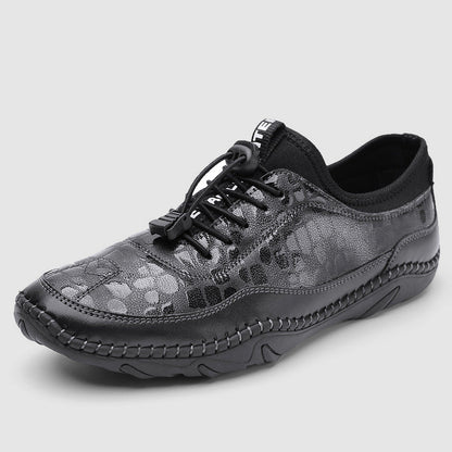 Hermes Chrome Genuine Leather Shoes