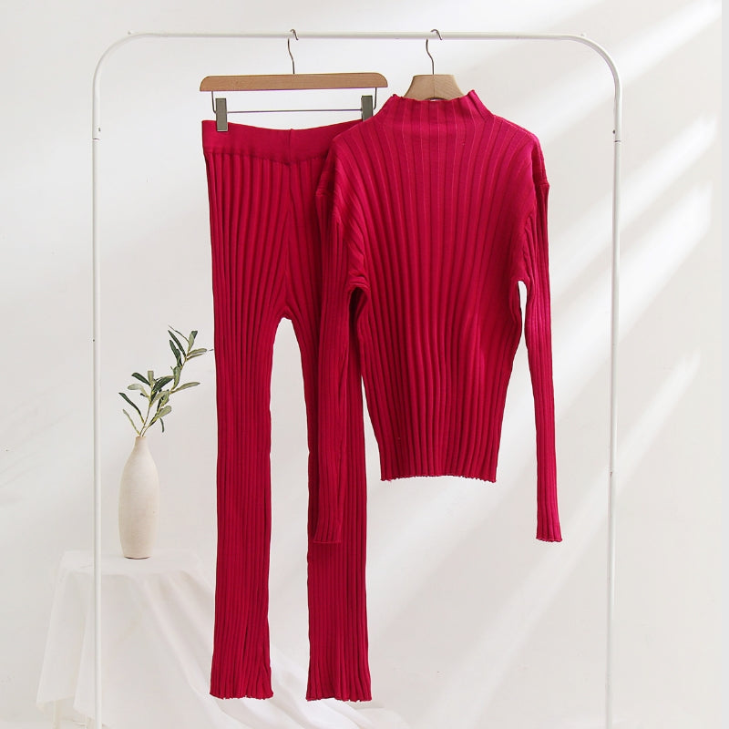 Claire Laurent Knitted Matching Set