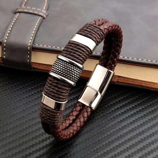 Cyprus Vintage Leather Bracelet