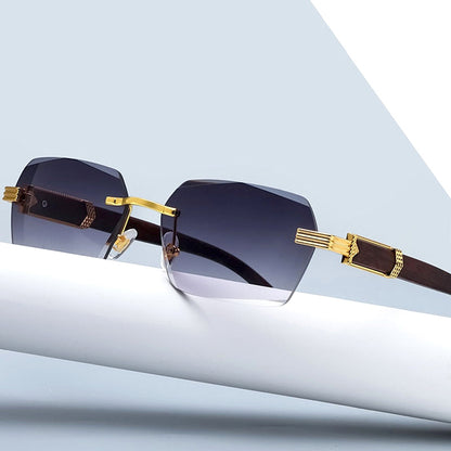 Drip Rimless Sunglasses