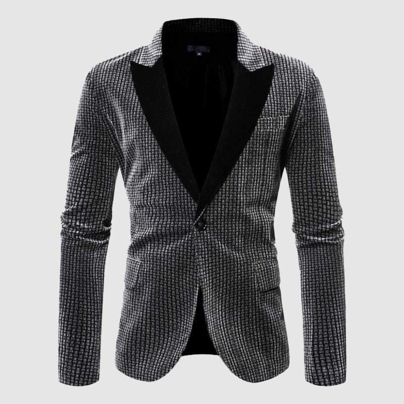 Elvis Plaid Blazer