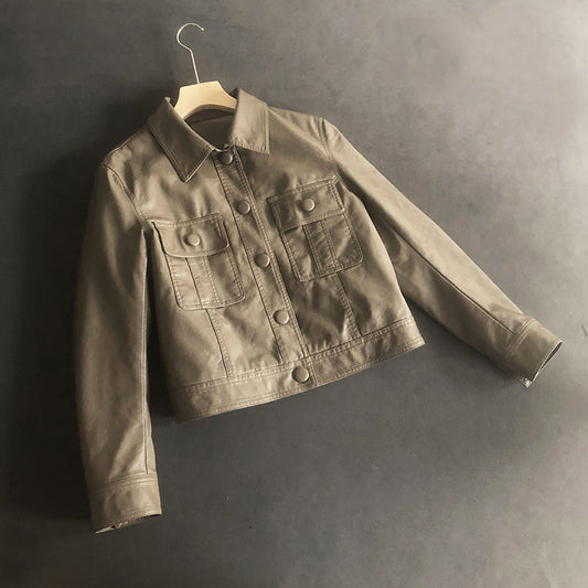Emie Daly Stylish Leather Jacket