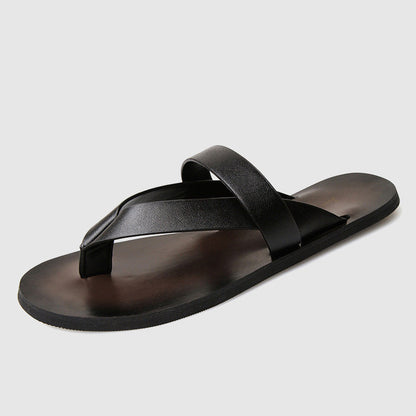 Guardian Genuine Leather Flip Flops