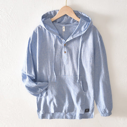 Hawaii Dawn Linen Hoodie