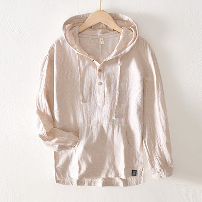 Hawaii Dawn Linen Hoodie