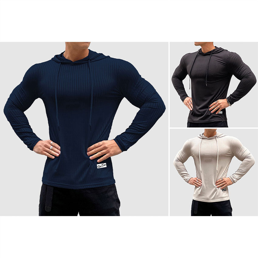 Hustle Athletic-Fit Compression Hoodie