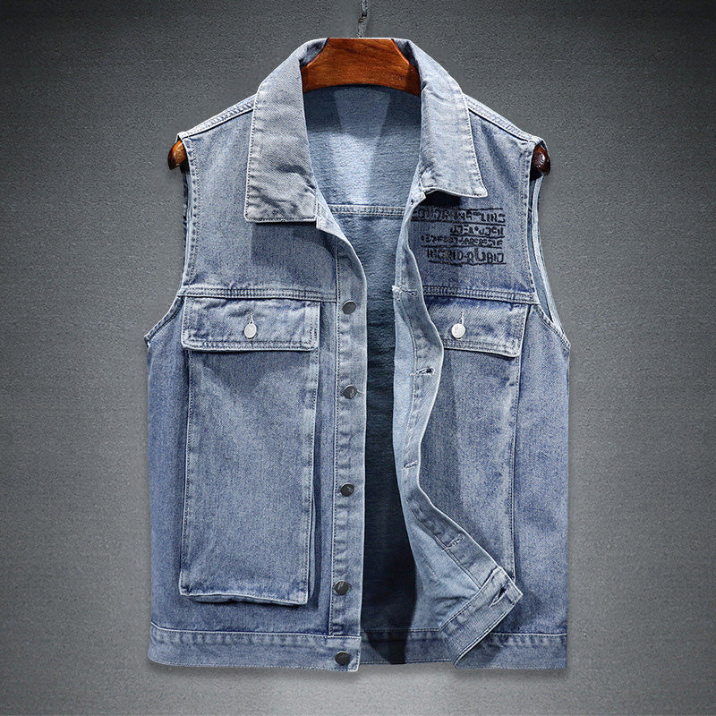 Jack Washington Casual Denim Vest