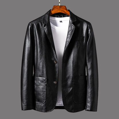 Jack Washington Classic Faux Leather Jacket