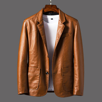 Jack Washington Classic Faux Leather Jacket